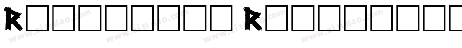 Rockmaker Regular字体转换